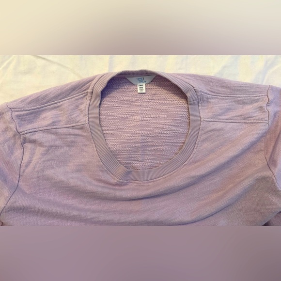 Time & Tru Light Purple Puff Sleeve Shirt XXXL(22) - Picture 3 of 8